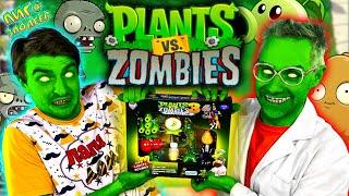 НАБОР ЗОМБИ ПРОТИВ РАСТЕНИЙ 3! ДОКТОР ЗЛЮ VS ПАПА БОБ - МЕГА БИТВА PLANTS VS ZOMBIES 3!