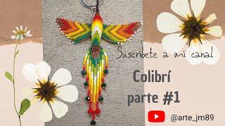 COLIBRÍ EN 3D EN MOSTACILLAS CHECAS  #business #mostacillas #beads #craft #jewellery #diy #arte