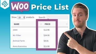 How to Make a Price Catalog in WooCommerce