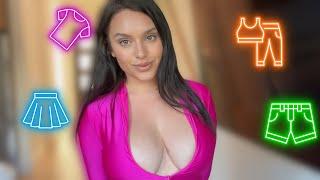 HOT PINK SHINY TOP Try On Haul! | Alicia Waldner Hauls