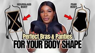 The PERFECT Bras & Panties Styles For Hourglass, Pear & Rectangle Body Shape | Dress For Your Body