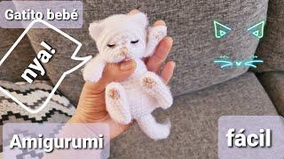 Amigurumi de Gatito Bebé fácil (1/1)