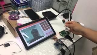 Raspberry pi 2 model B face recognition with OpenCV