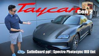 New Porsche Taycan (Gen 2):  SatinGuard PPF / & Spectra Photosync IRD Tint