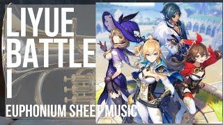 Euphonium Sheet Music: How to play Liyue Battle I (Genshin Impact) by Yu Peng Chen