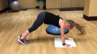 Lana Fit 2 the Core HIGH PLANK 3 hip ups 3 down