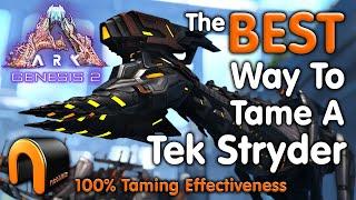 ARK STRYDER Genesis 2 How To TAME A TEK STRYDER! #ARK