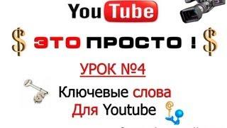 Как подобрать ключевые слова (теги) для Youtube ?