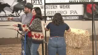 01.09.25 Senator Mike Waugh Farm Show Celebrity Draft Horse Feed Scurry