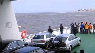 on the ferry to Norderney