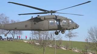 Blackhawks Land at RMU for ROTC Training