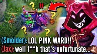 PINKWARD VS EUW - ONE OF THE BIGGEST BRAIN SHACO BAITS YOU'LL EVER SEE! (FullGame)