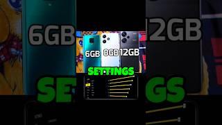 Best 6gb, 8gb and 12gb Ram Settings 