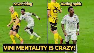 Madrid fans PRAISED Vinicius Jr for his CRAZY MENTALITY in motivating the team after Dortmund lead