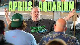 Cory McElroy of Aquarium Co-Op at Aprils Aquarium Vancouver B.C.