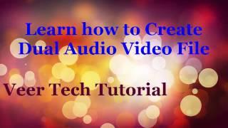 Make Dual Audio / Multi Language Track / Audio in Video or Movie