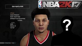 IRocVersace FACE REVEAL!?? • NBA 2K17 MyPlayer Creation AKA "Kid Sace" !