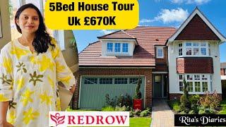 Touring a Stunning 5 Bed detached Property in Tingley || Redrow Hampstead Show Home Tour