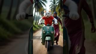 Muslim Womantrails Cat #miaw #miawmiaw #explore #cat #catvideos #aicat #catnap #aistory #fypage