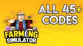 EVERY WORKING CODE in Farming Simulator!! (Roblox)