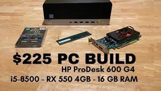 Awesome $225 Budget Gaming PC!  Amazing Performance!