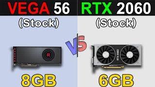 RX Vega 56 Vs. RTX 2060 | 1080p and 1440p | New Games Benchmarks