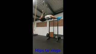 Hips to rings - Swing - Rings - skill ring muscle ups - Cross915