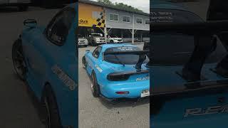 Mazda RX-7 Sound is the BEST! #rotaryengine #brapbrap #rx7 #biracircuit #MOMAFestival