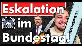 Platzt heute die Ampel im Bundestag? Union bringt Antrag ein den FDP & AfD zustimmen muss!