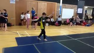 Key Steps Gymnastics 2017: Sam floor work