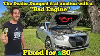 I Bought a Twin Turbo Genesis with a "Bad Engine" for 50% Off and Fixed it for $80!