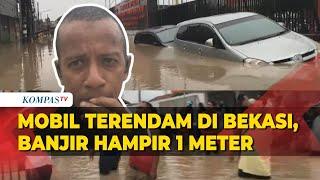 Mobil Terendam di Bekasi! Banjir Dekat Pondok Gede Permai Hampir 1 Meter