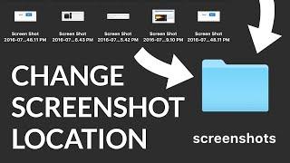 Mac:  How to Change the Default Screenshot Location and Move All Screenshots