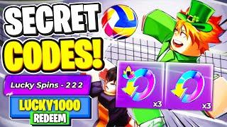 ALL NEW *UPDATE 8* IN Volleyball (Haikyuu) Legends 2025 CODES LUCKY SPINS! Roblox