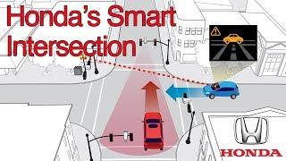 Honda's Smart Intersection Warns Connected Vehicles of Potential Conflicts