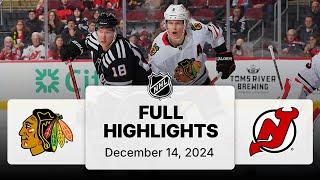 NHL Highlights | Blackhawks vs. Devils - December 14, 2024