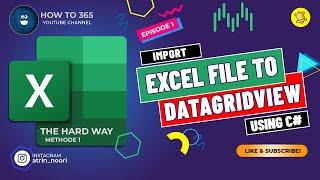 Excel File to DataGridView Import | C# | WinForms | Part One