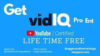 How to GET VIDIQ Pro FREE Life Time ACTIVATE 2024 | Get Vidiq Ent for Life Time