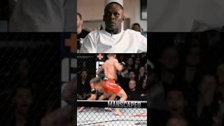 Israel Adesanya's reaction to Alexander Volkanovski's knockout