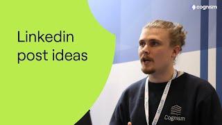 LinkedIn post ideas to build your personal brand