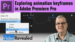 Exploring animation keyframes in Adobe Premiere Pro