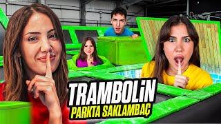 DEV TRAMBOLİN PARKTA SAKLAMBAÇ! | DAMLA | AHMET | @yagmurerroglu