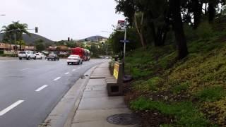 2008 NABI 60 BRT San Diego MTS #1019 Route 20 Takeoff