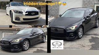 We restored this q50s!! Full color change and carbon fiber parts installed 