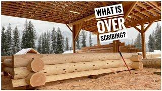 Over Scribing: What is it? Why use it and how does it work? #logbuilding #logscribing #overscribing