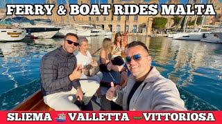 Catching Ferry from Sliema to Valletta to Vittoriosa - Malta 2025