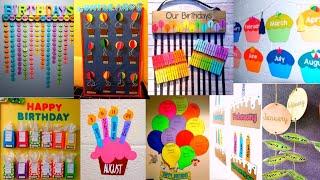 Birthday decoration ideas for classroom | Birthday corner decoration | Unique decoration ideas