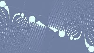 Abstract background of technology network. Animation of rotation and flying abstract flicker dots