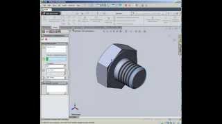 Изображение резьбы SOLIDWORKS