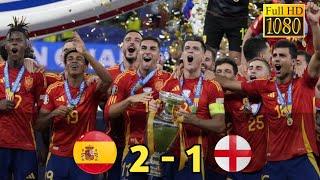 Spain vs England 2 - 1 I Highlight & Goals I Final EURO 2024